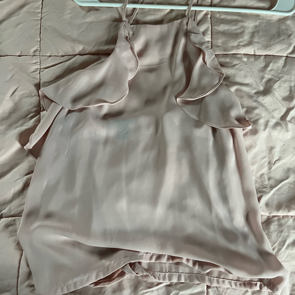 Forever 21 Blush Pink Ruffle Top
